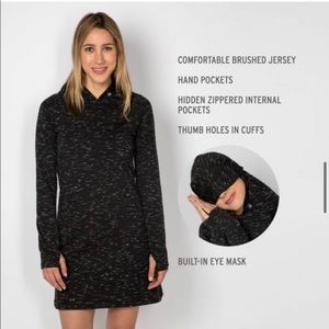 Betabrand Red-Eye Travel Dress (Static)